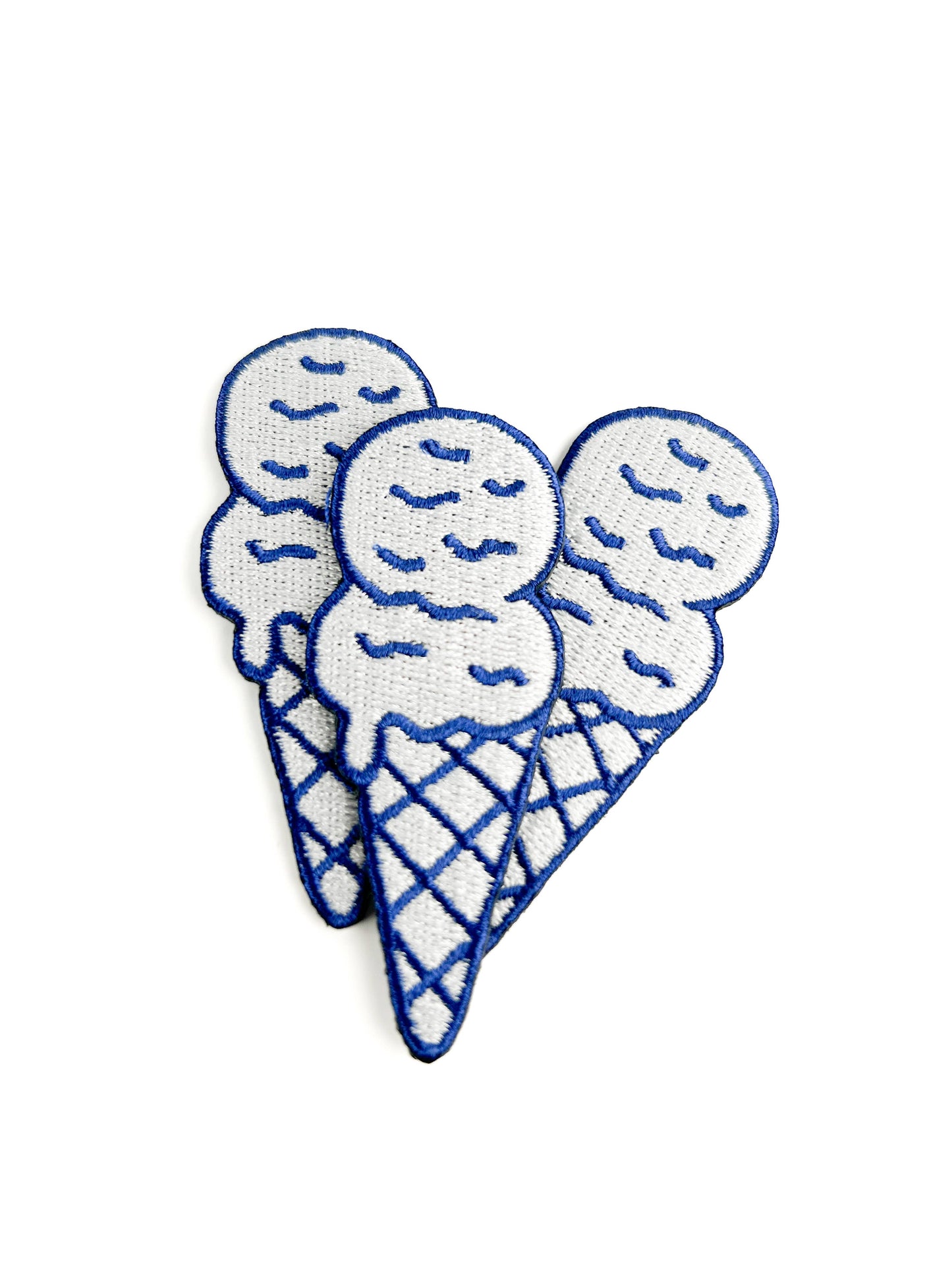 Ice Cream Embroidered Patch Cute Dessert Patch