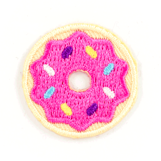 Donut Embroidered Sticker Patch