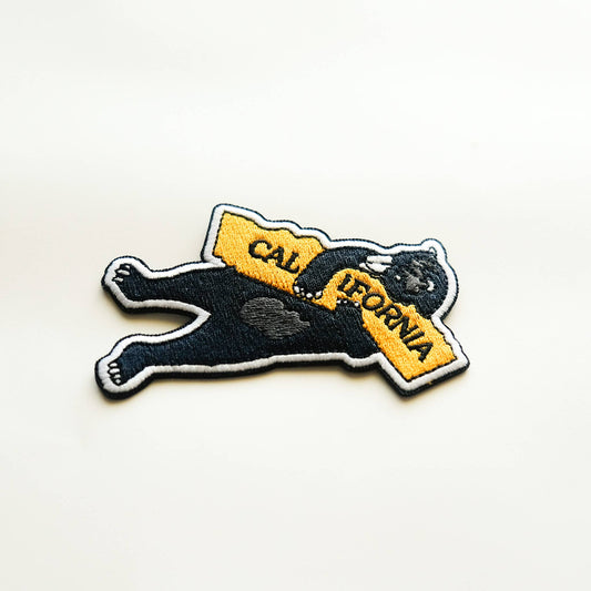 I Love California Bear Embroidered Iron on Patch