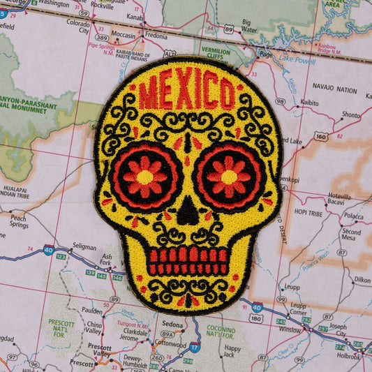 Mexico Sugar Skull Iron-on Patch