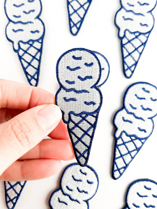 Ice Cream Embroidered Patch Cute Dessert Patch