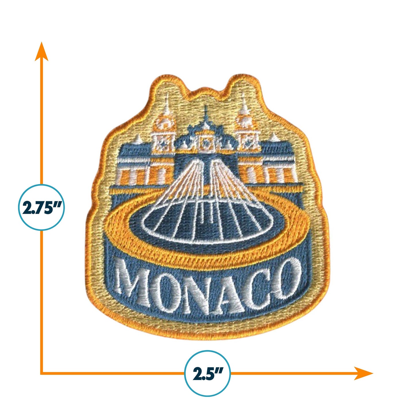 Monaco Iron On Patch