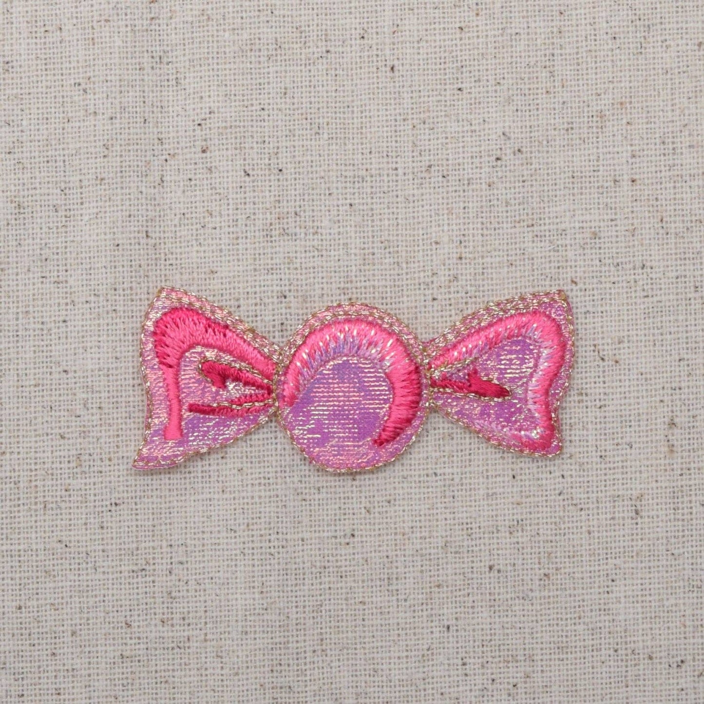 Pink Candy - Shimmery Wrapper - Embroidered Patch