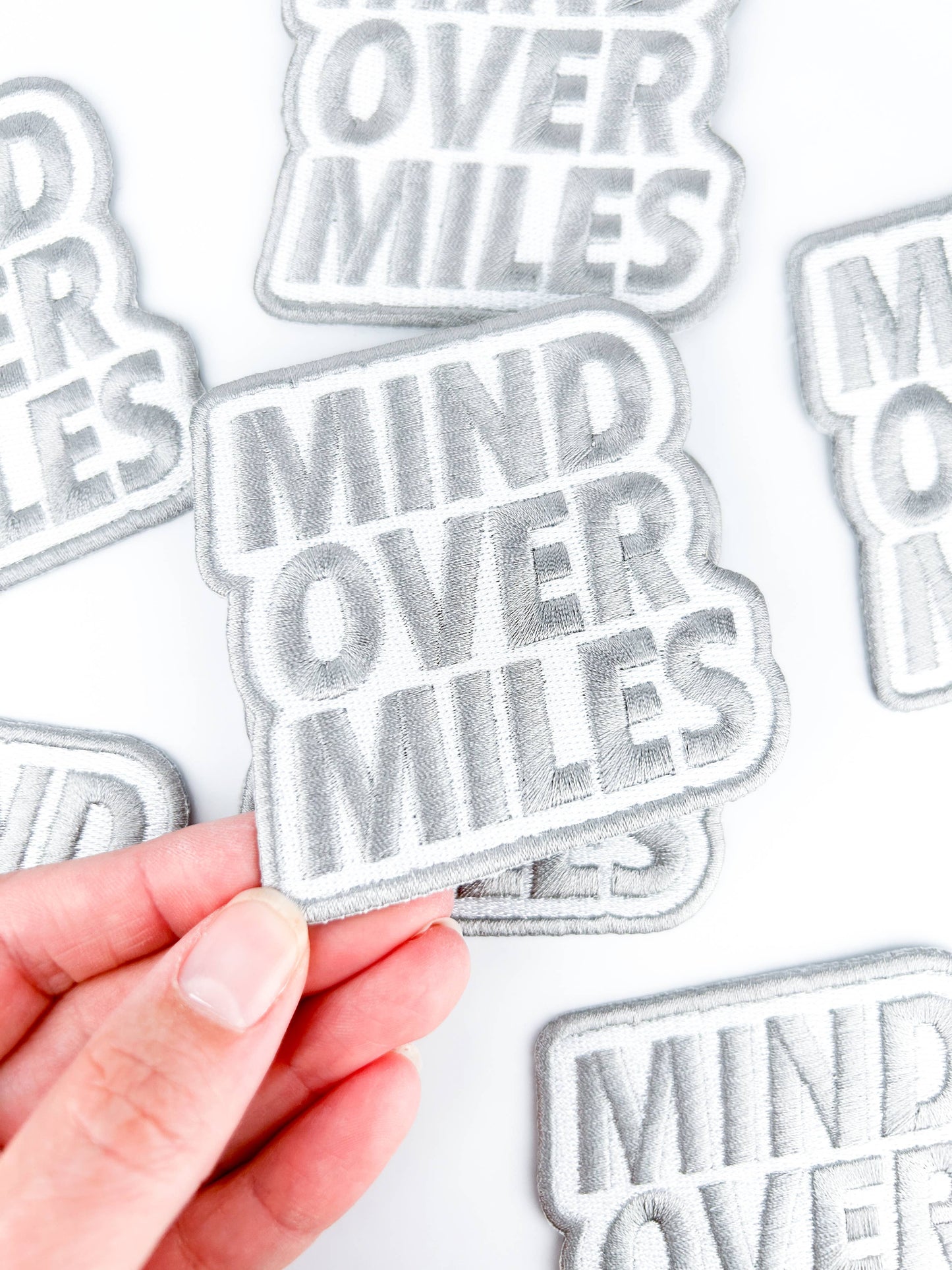 Mind Over Miles Patch | Motivational Running Embroidered