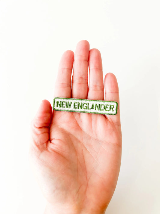 New Englander Embroidered Iron On Patch