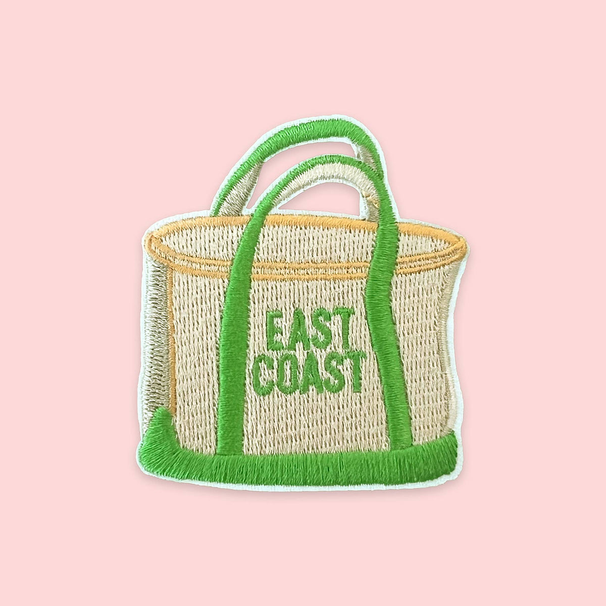 East Coast Tote Bag Iron-On Patch | Coastal Patch