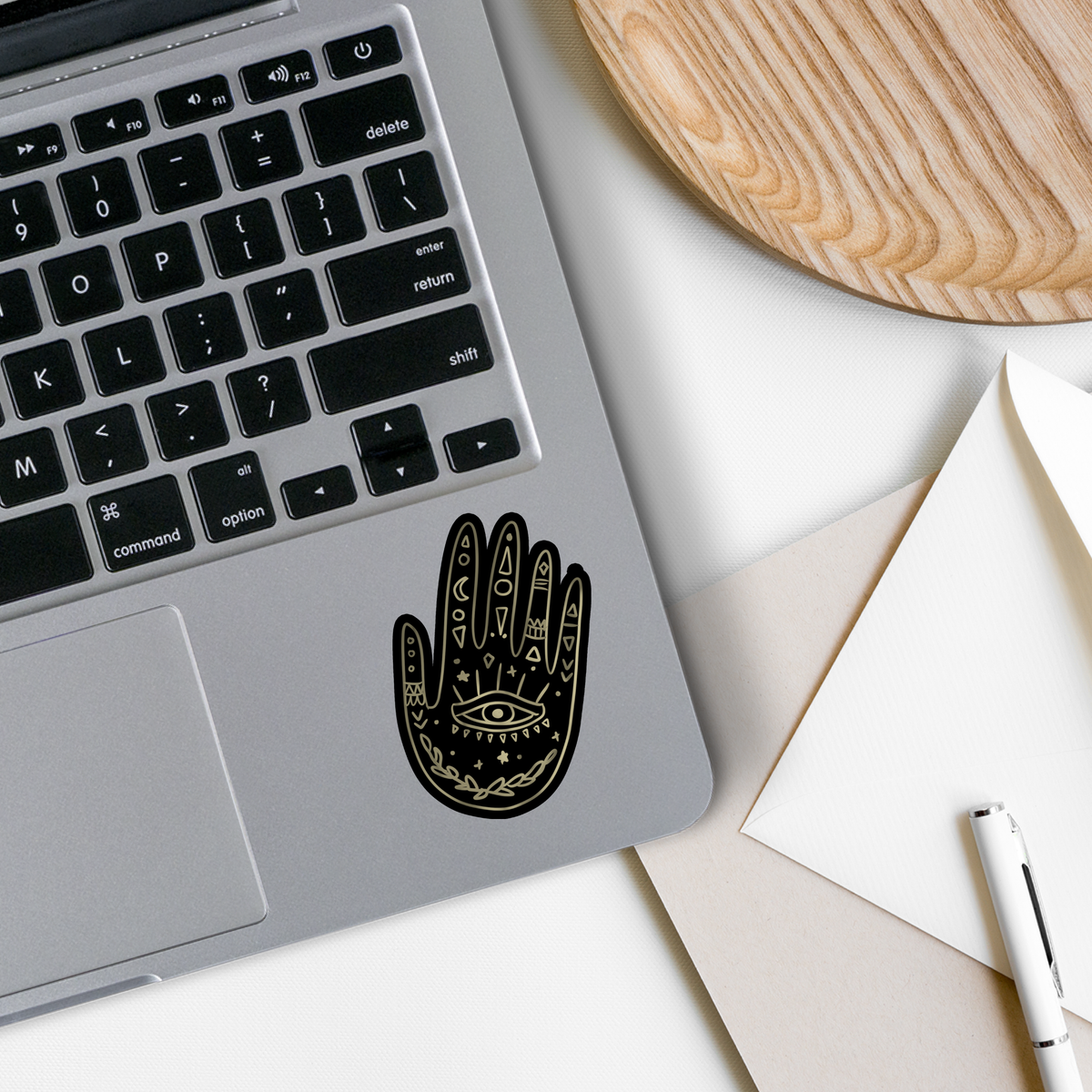 Hamsa | Hand | Evil Eye | Mindful | Waterproof Sticker | 3"