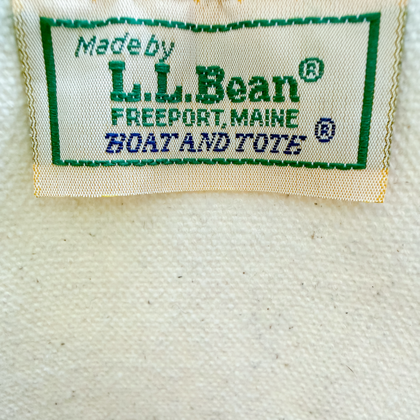 Vintage 1970s LL Bean Boat & Tote Medium Navy