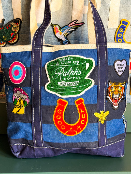 Ralph’s Coffee Vintage L.L. Bean Tote Bag- 1:1 Patched Medium Bag