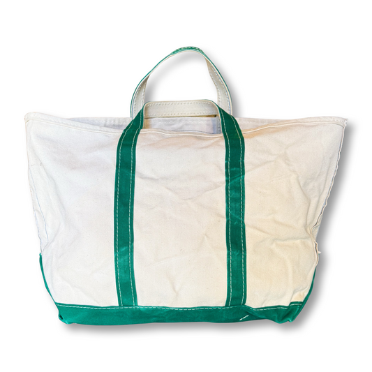 Varsity III- 1:1 Vintage 1970s LL Bean Boat & Tote Large Green