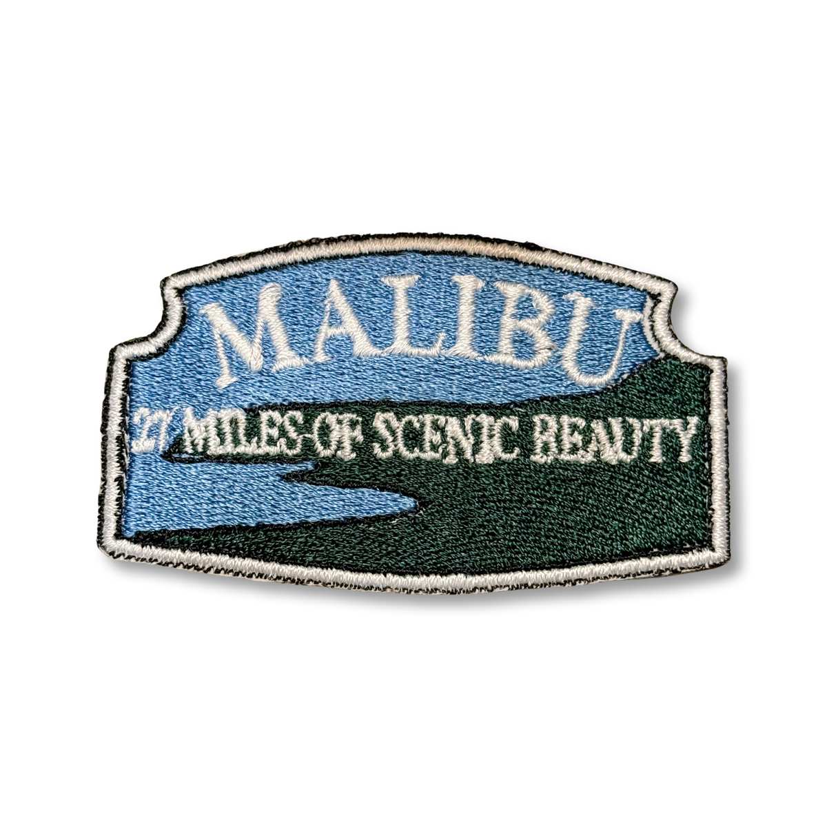 Malibu City Limit Iron on Patch