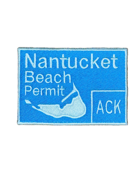 Nantucket Beach Iron On Patch