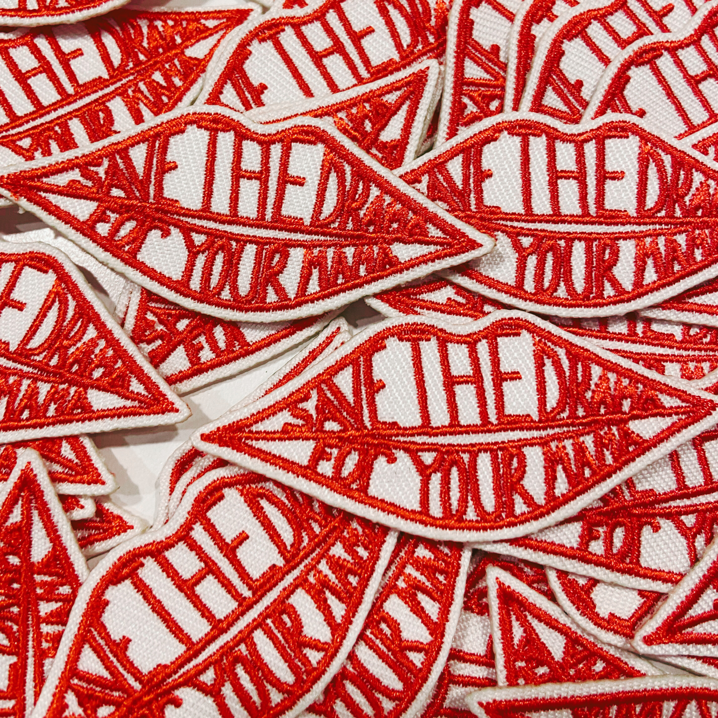 2.5" Save The Drama For Your Mama - Embroidered Patch