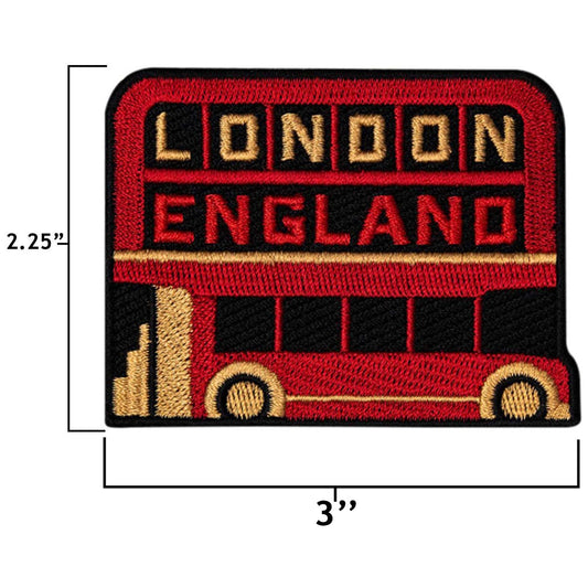 London England Iron on Patch