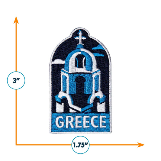 Greece Iron on Patch