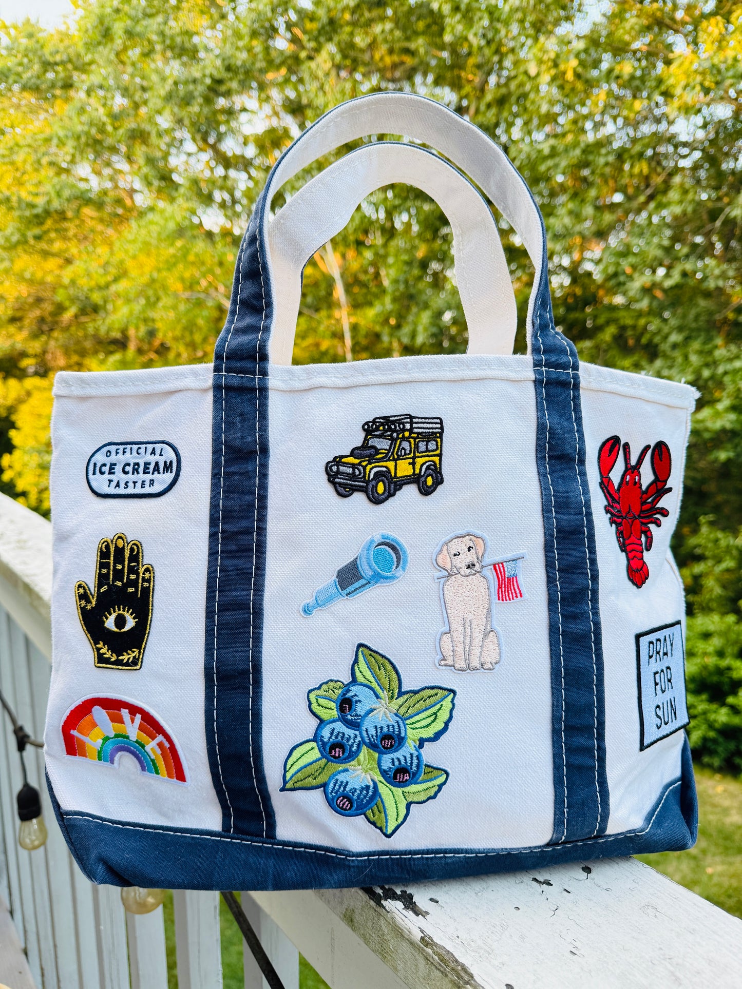 Custom Around the Way Girl Tote Bag- Medium