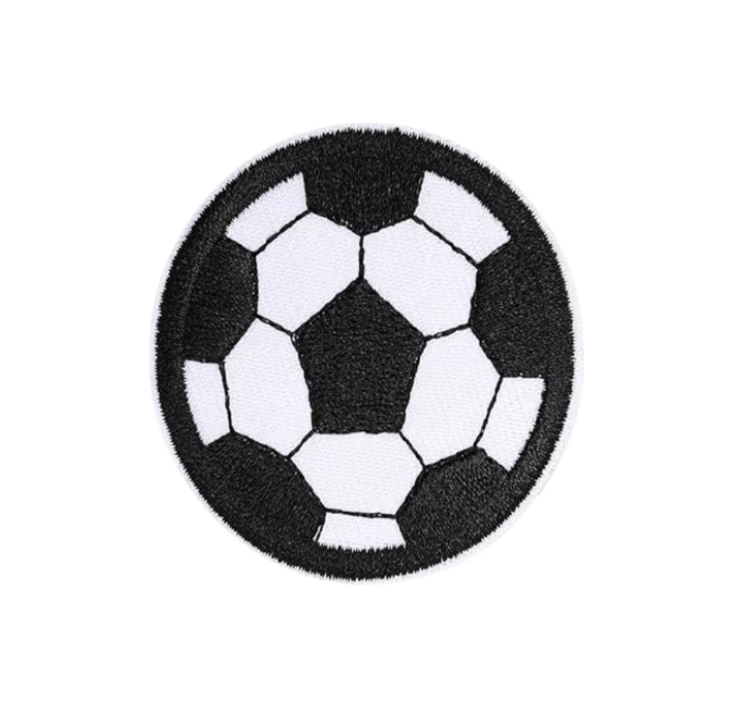Soccer Ball Embroidered Iron On Patch