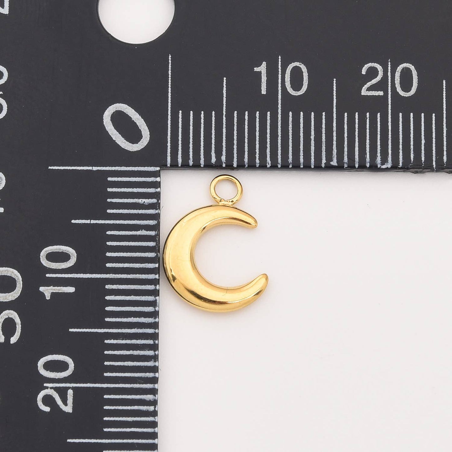 Gold Filled Moon Charm