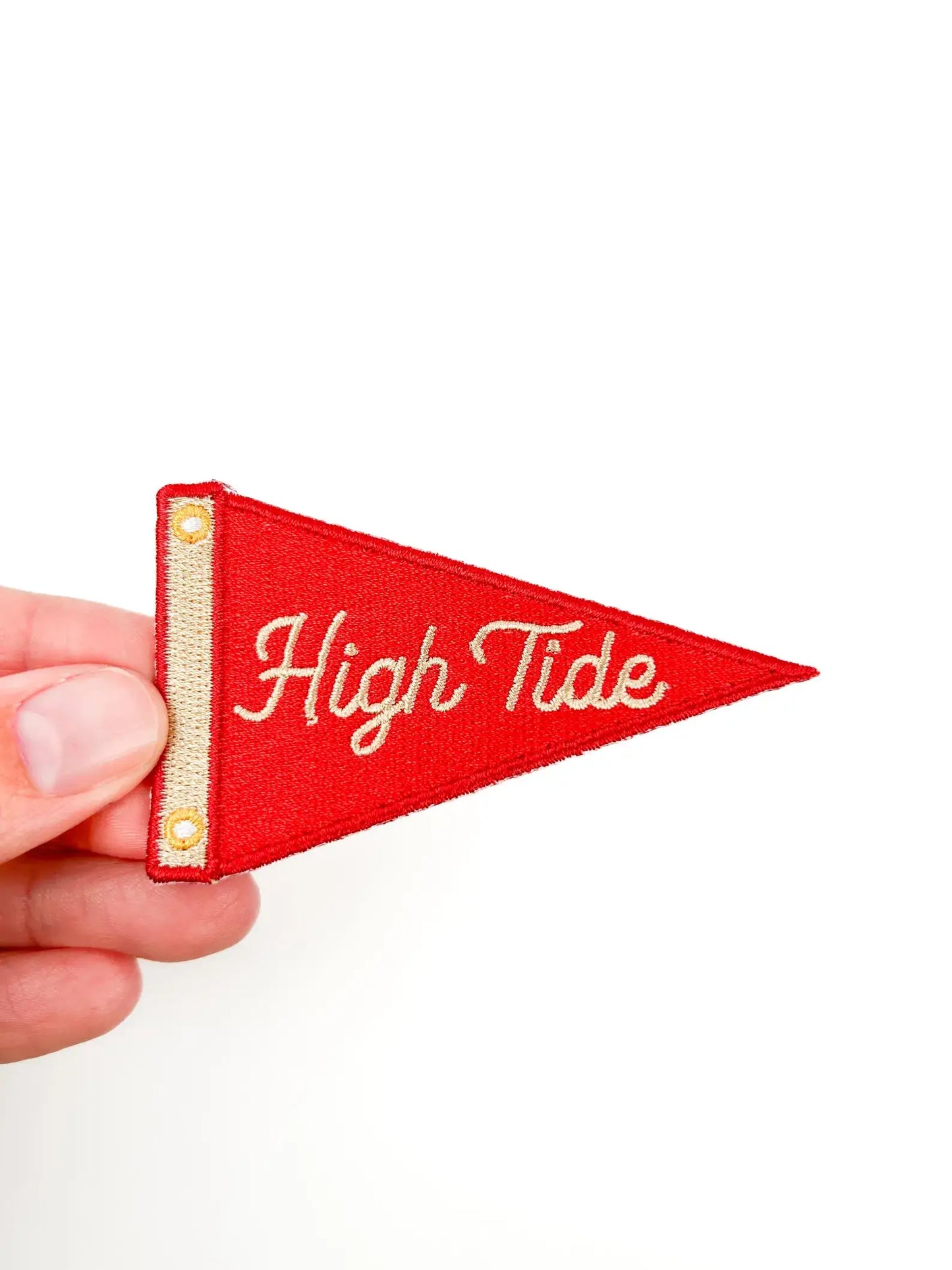 High Tide Patch Nautical Sailing Pennant Patch