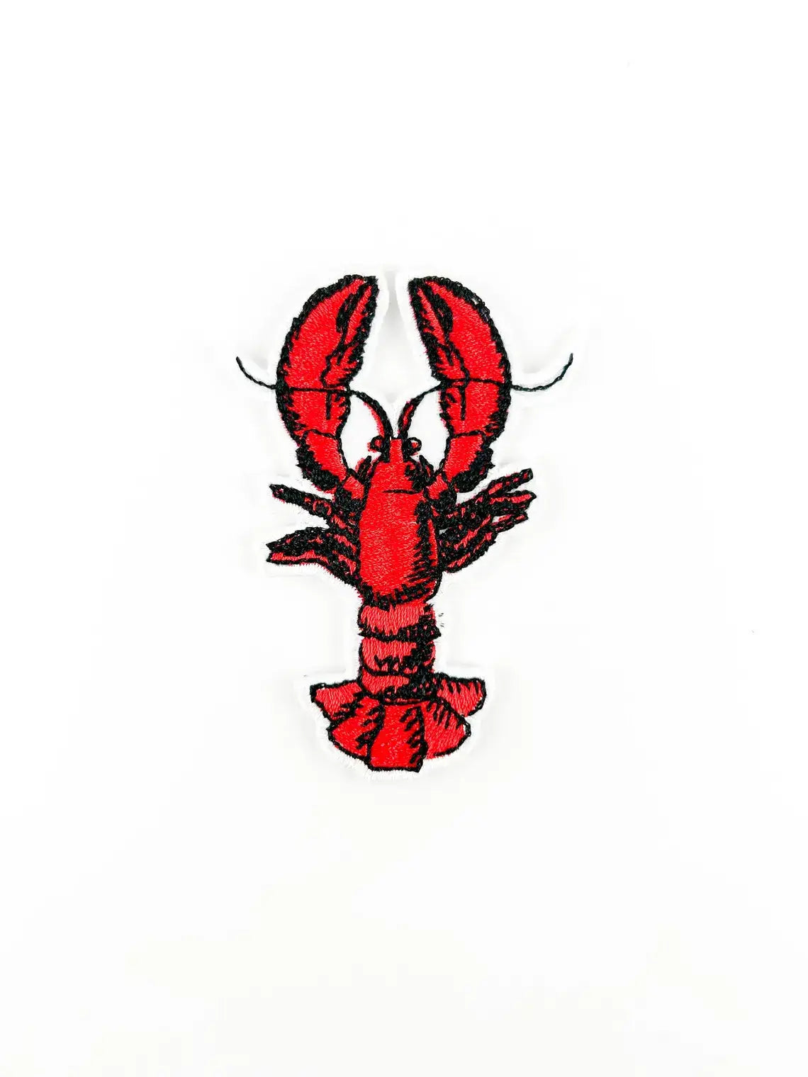 Lobster Embroidered Iron on Patch Beach Marine Life Nature