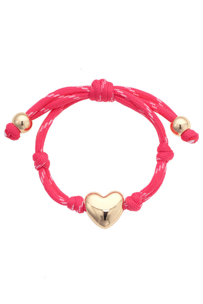The Scout- Puffy Heart Paracord Bracelet