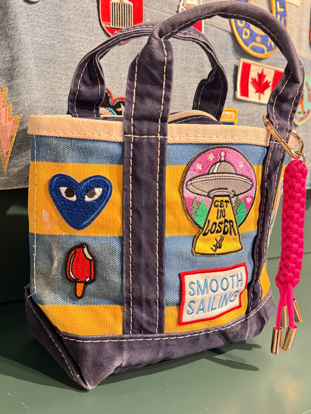 Custom Around the Way Girl Tote Bag- Mini