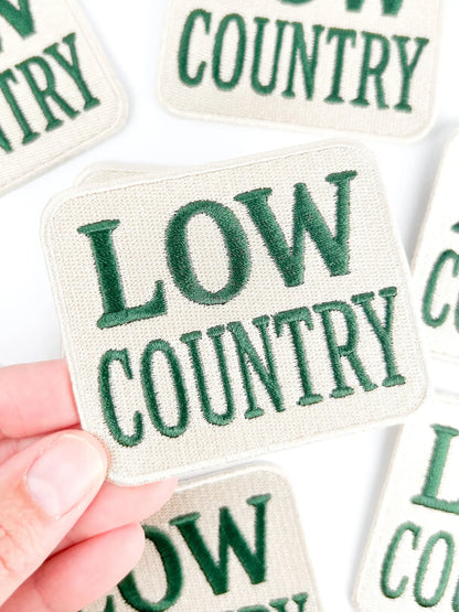 Lowcountry Embroidered Patch – Southern Iron On Coast Beach