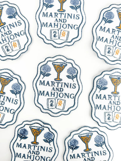 Martinis and Mahjong Patch