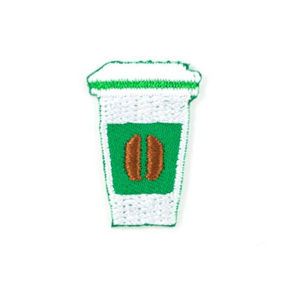 Coffee Cup Mini Sticker Patch