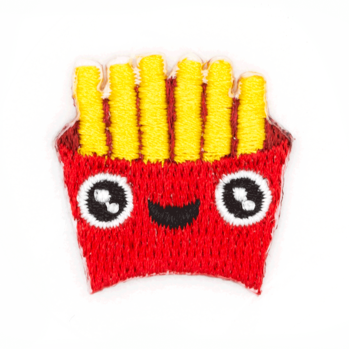 Fry Guy Embroidered Sticker Patch