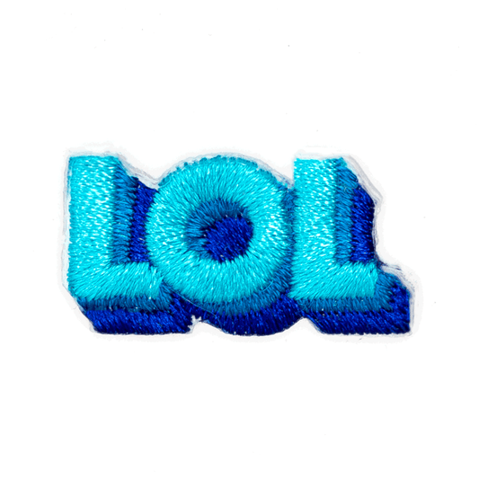 LOL Embroidered Iron On Mini Sticker Patch