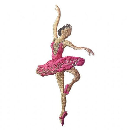 POC Hot Pink Ballerina, Iron on Patch