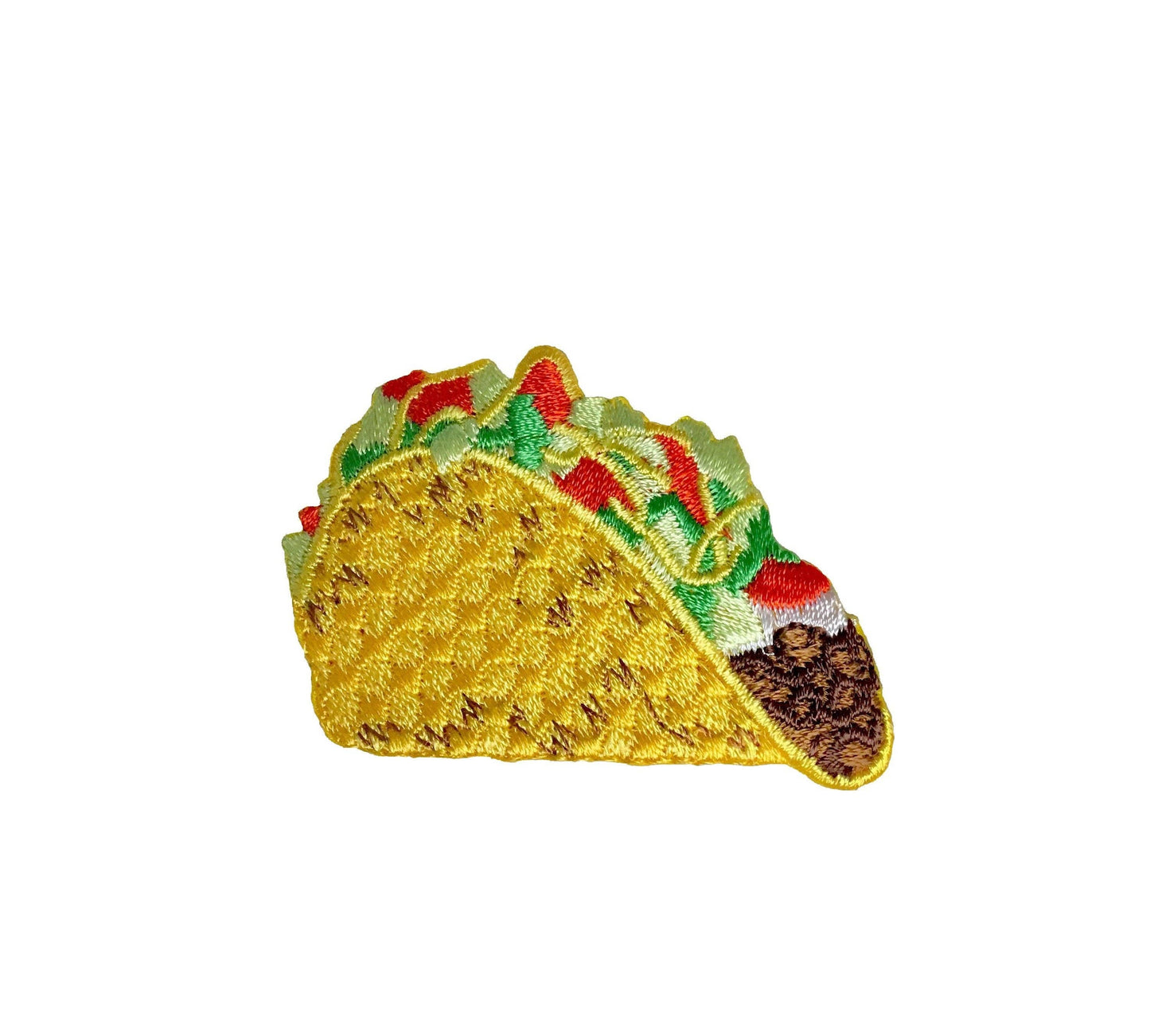 Taco Supreme Iron On Embroidered Patch