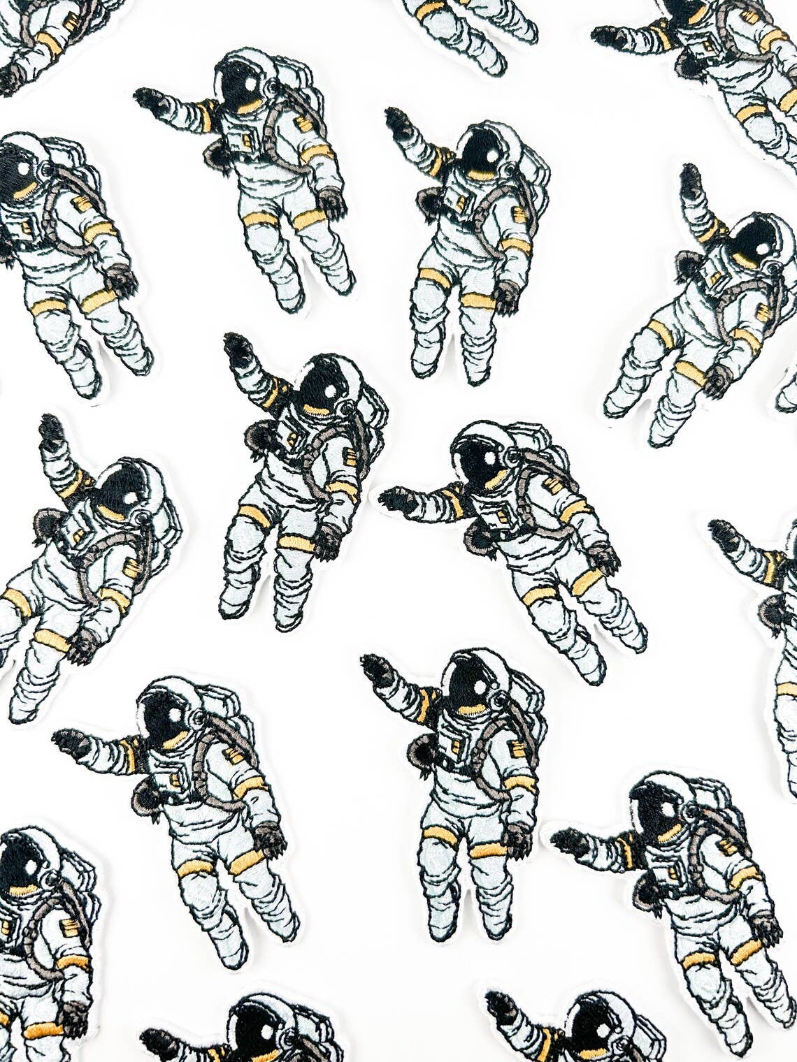Astronaut Patch Embroidered Iron-On Patch NASA Space Alien