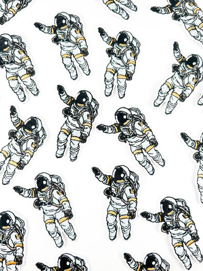 Astronaut Patch Embroidered Iron-On Patch NASA Space Alien