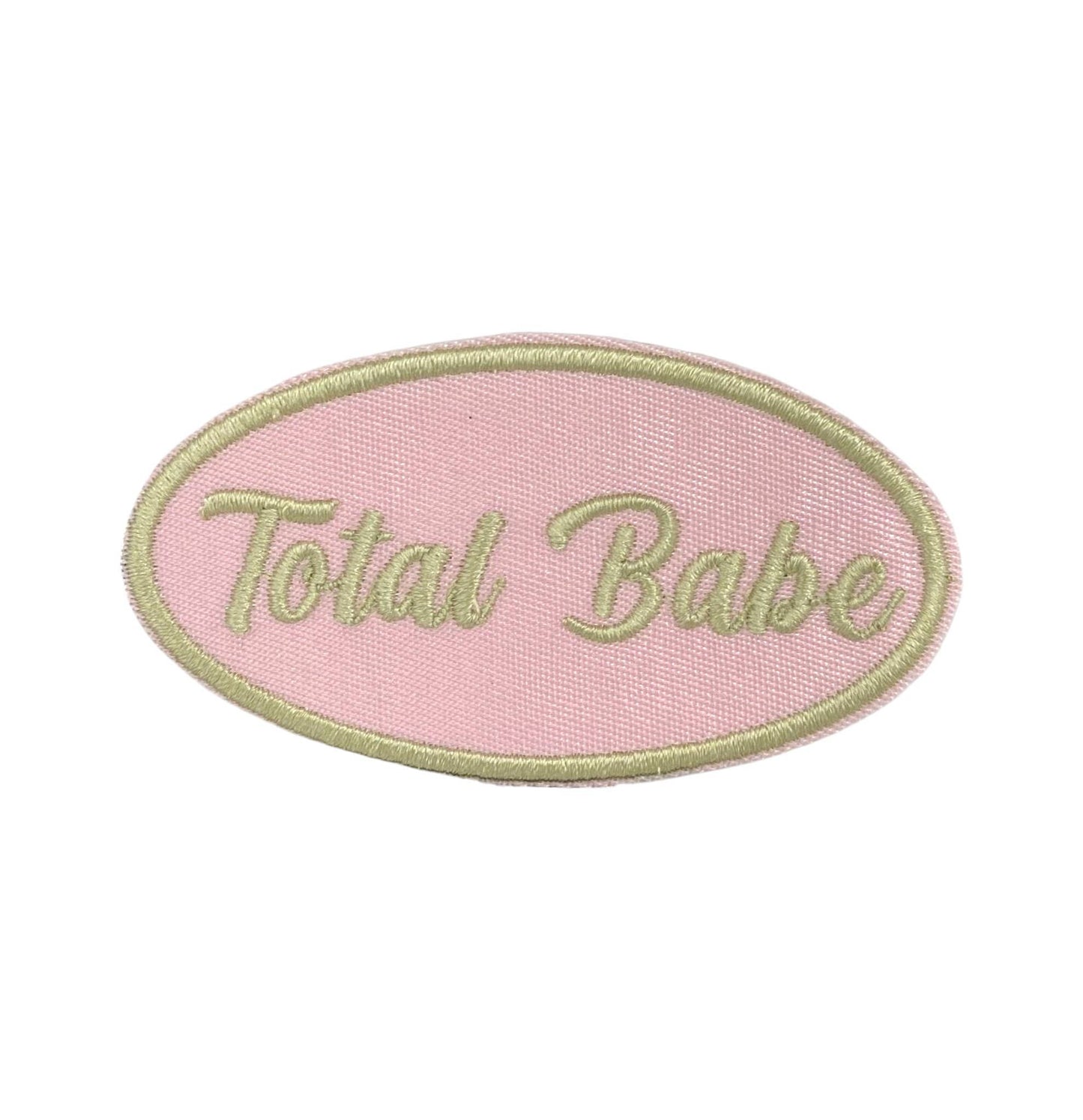 Total Babe Embroidered Iron on Patch