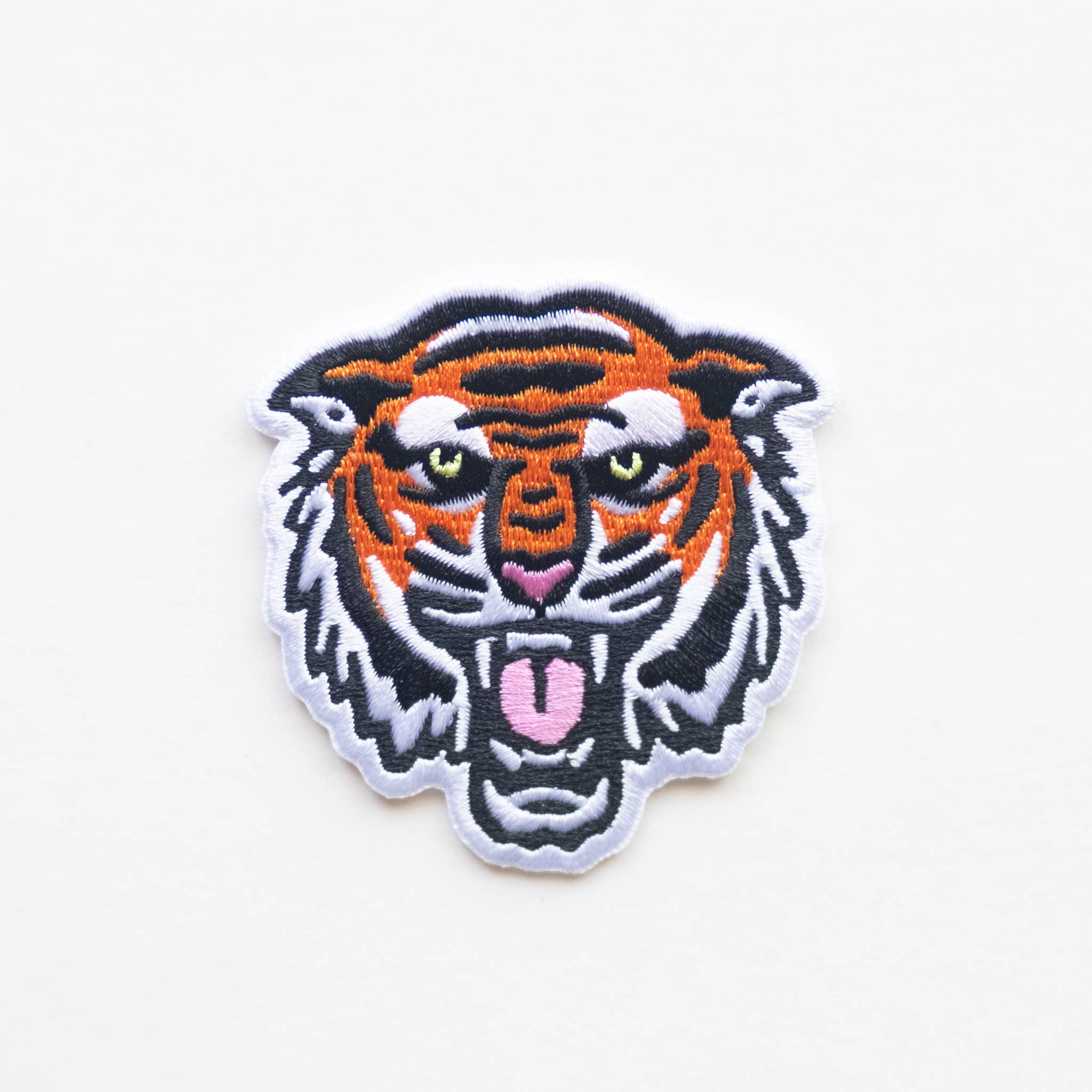 Bengal Tiger Face Embroidered Iron on Patch