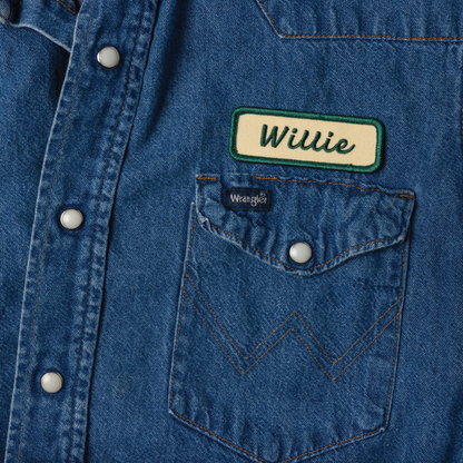 "willie" Vintage Inspired Iron On Name Patch