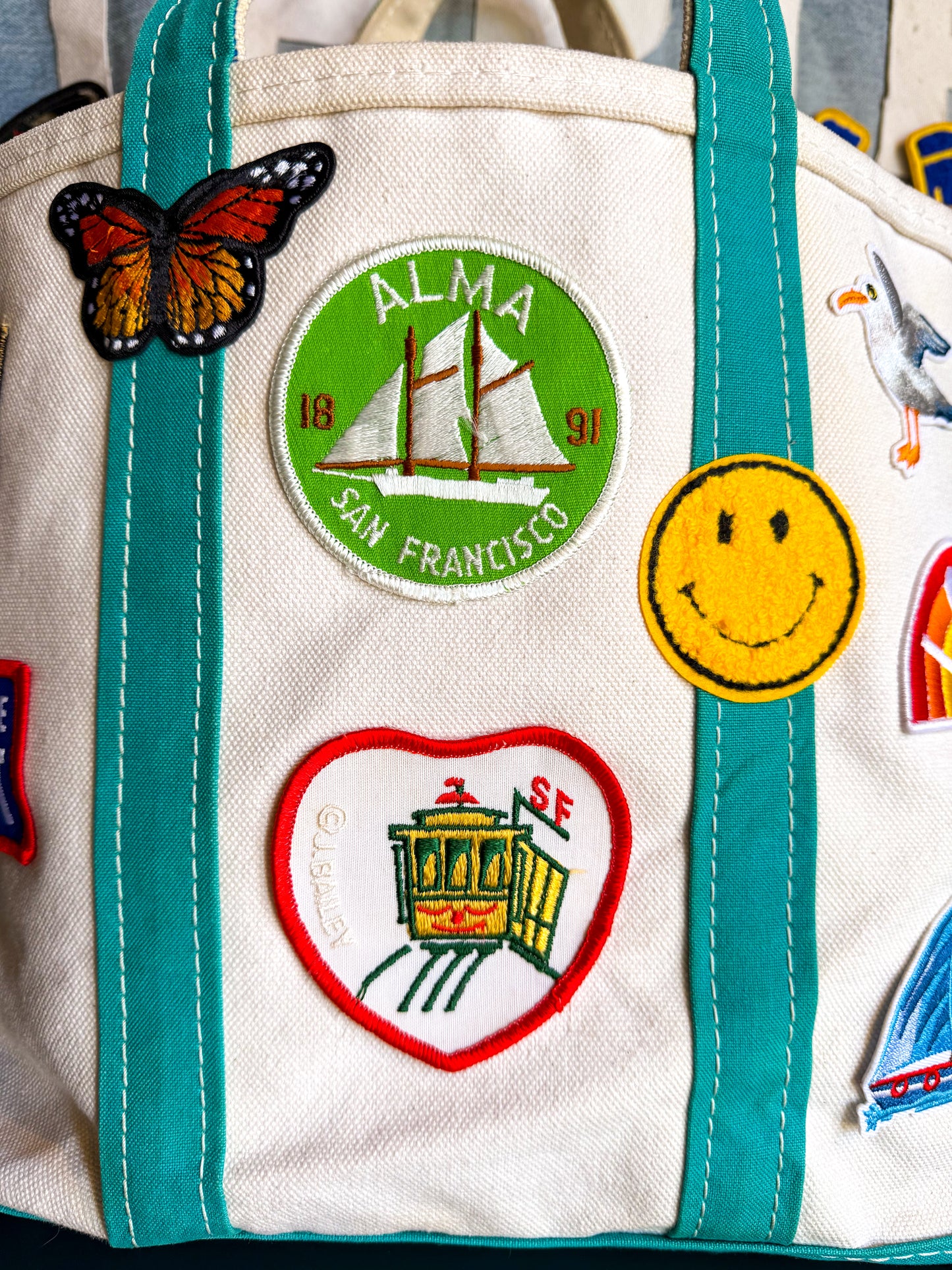 Custom Around the Way Girl Bag- Large