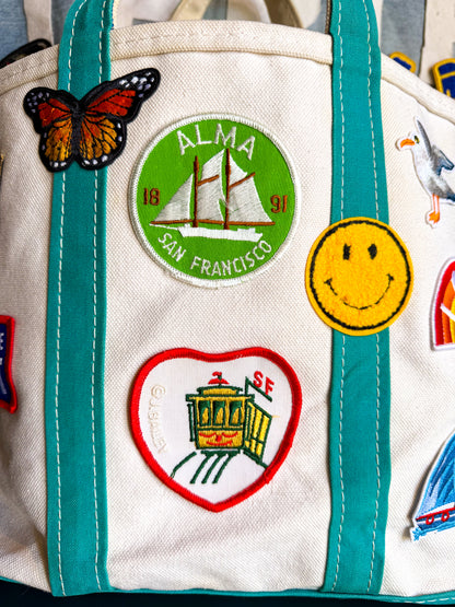Custom Around the Way Girl Bag- Large