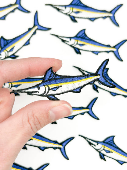 Marlin Embroidered Patch – Swordfish Patch, Sport Fishing