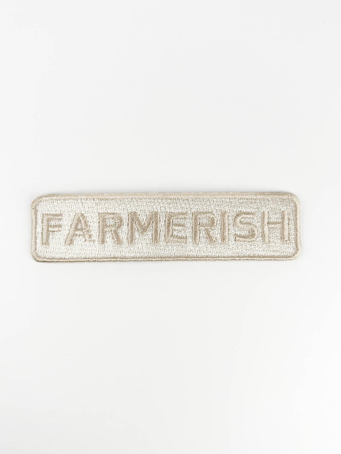 Farmerish Embroidered Iron-On Patch Homesteader Farm Garden