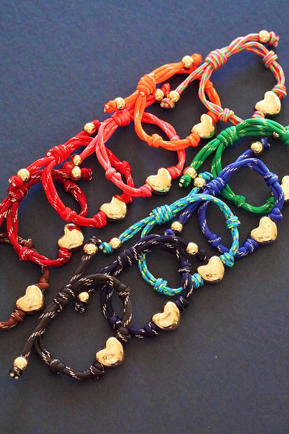 The Scout- Puffy Heart Paracord Bracelet