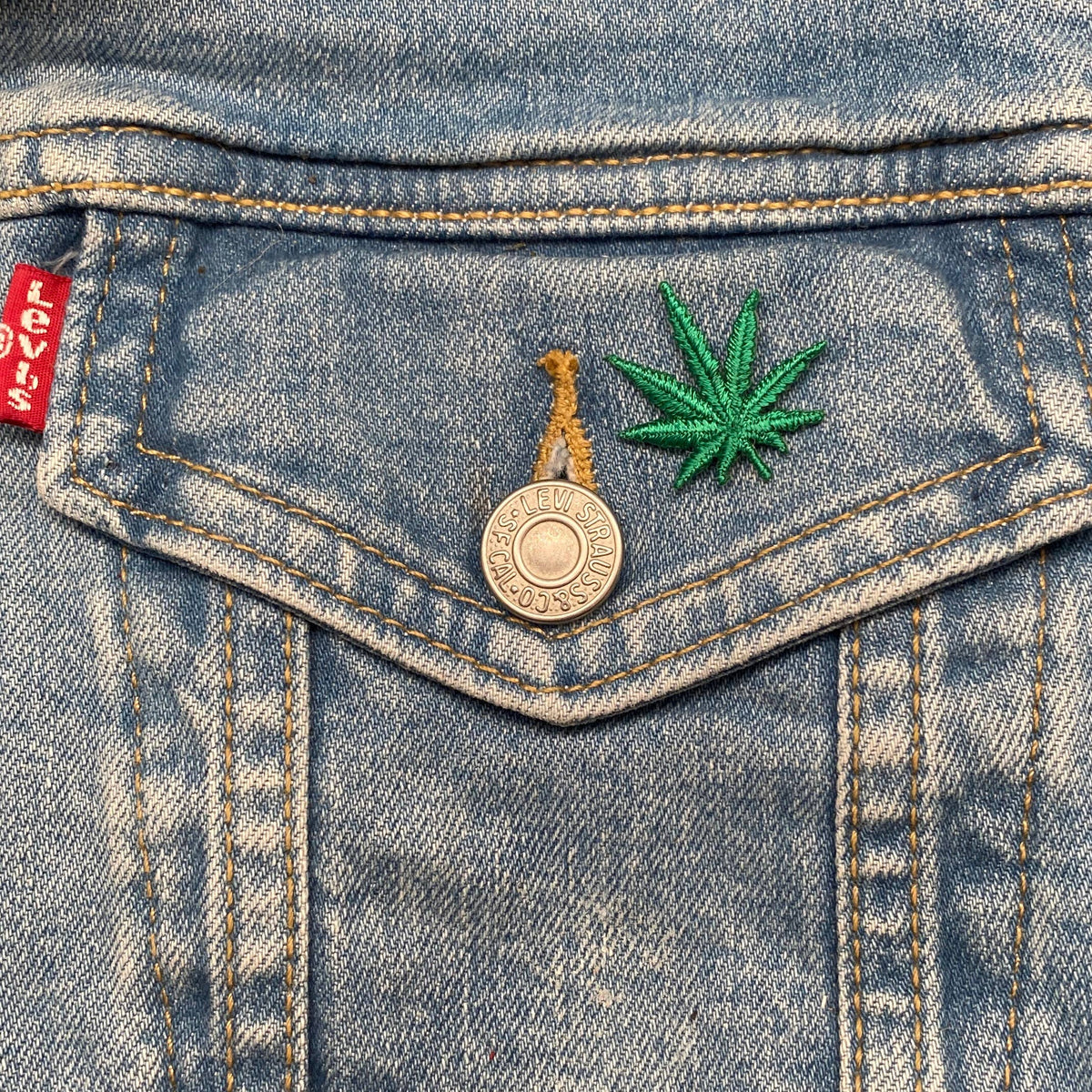 Mini Marijuana Leaf, Cannabis, Pot Leaf Iron on Patch