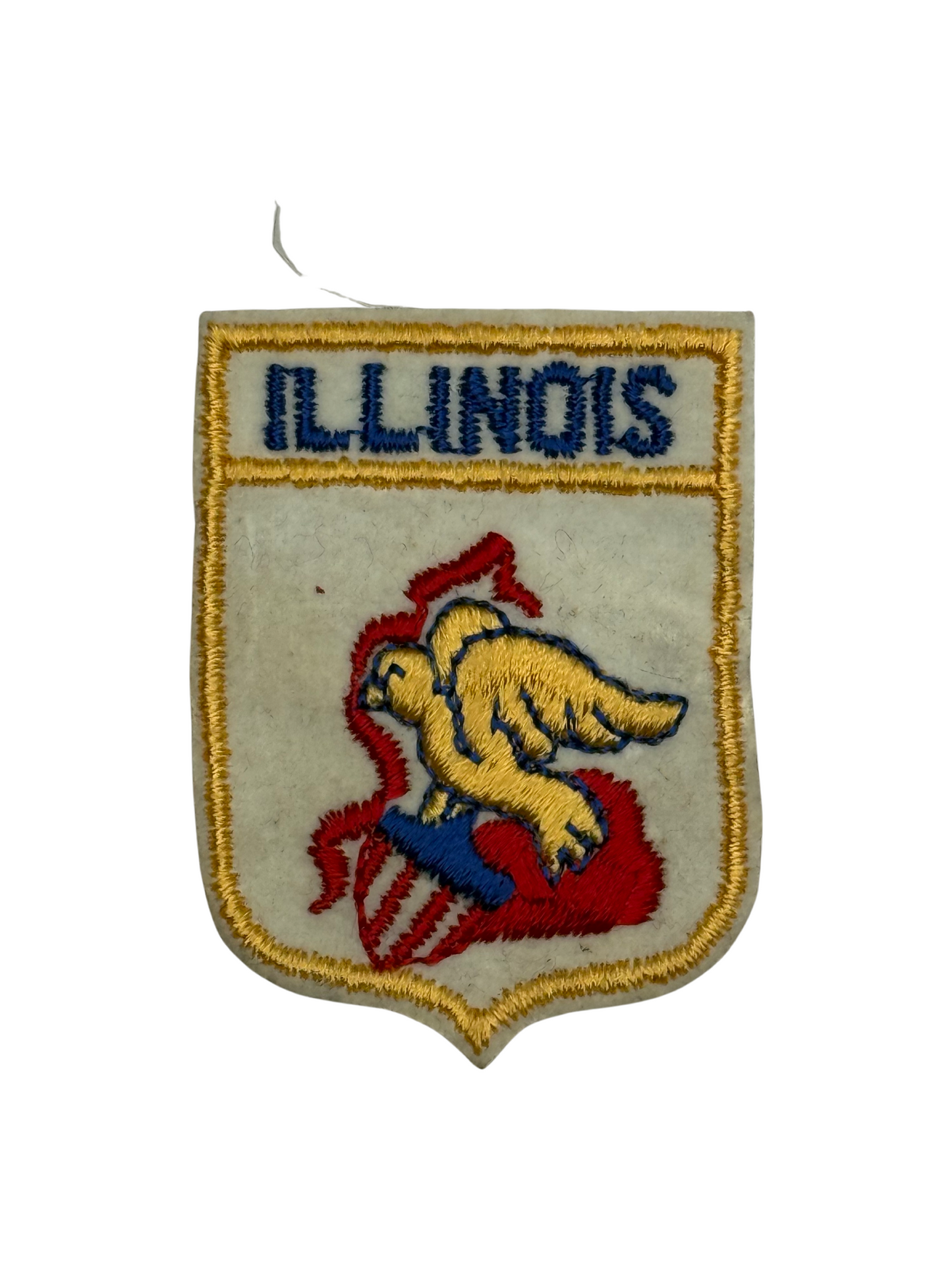 Vintage Illinois State Crest Souvenir Patch