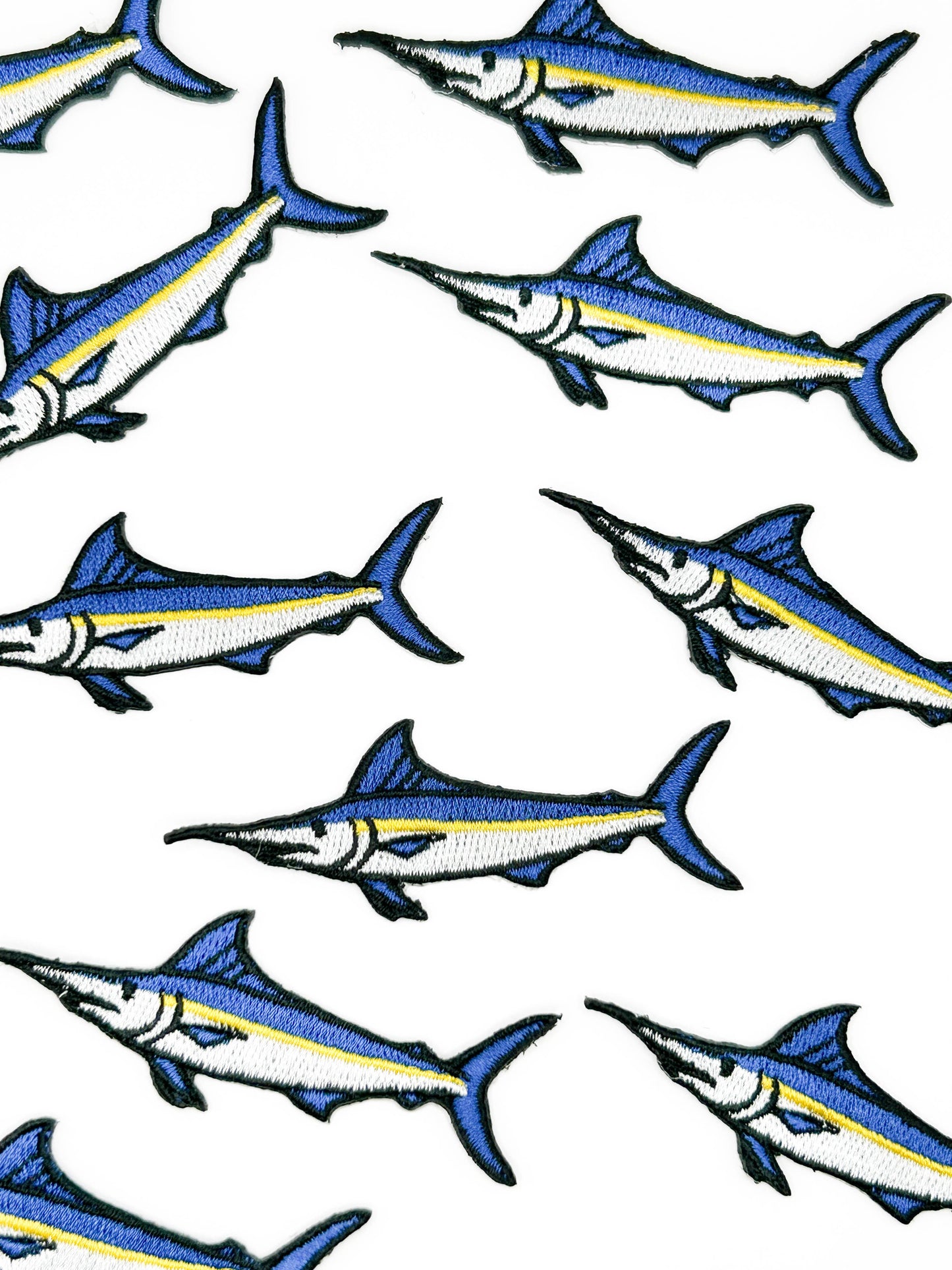 Marlin Embroidered Patch – Swordfish Patch, Sport Fishing