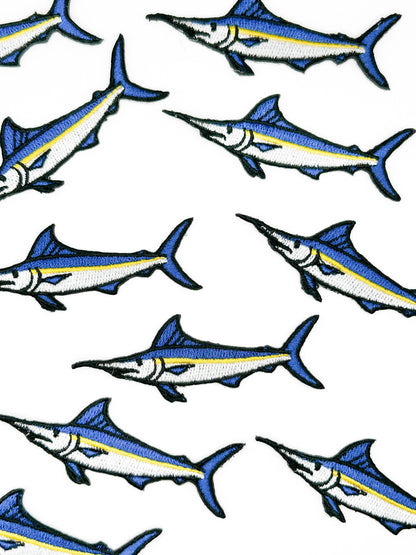 Marlin Embroidered Patch – Swordfish Patch, Sport Fishing
