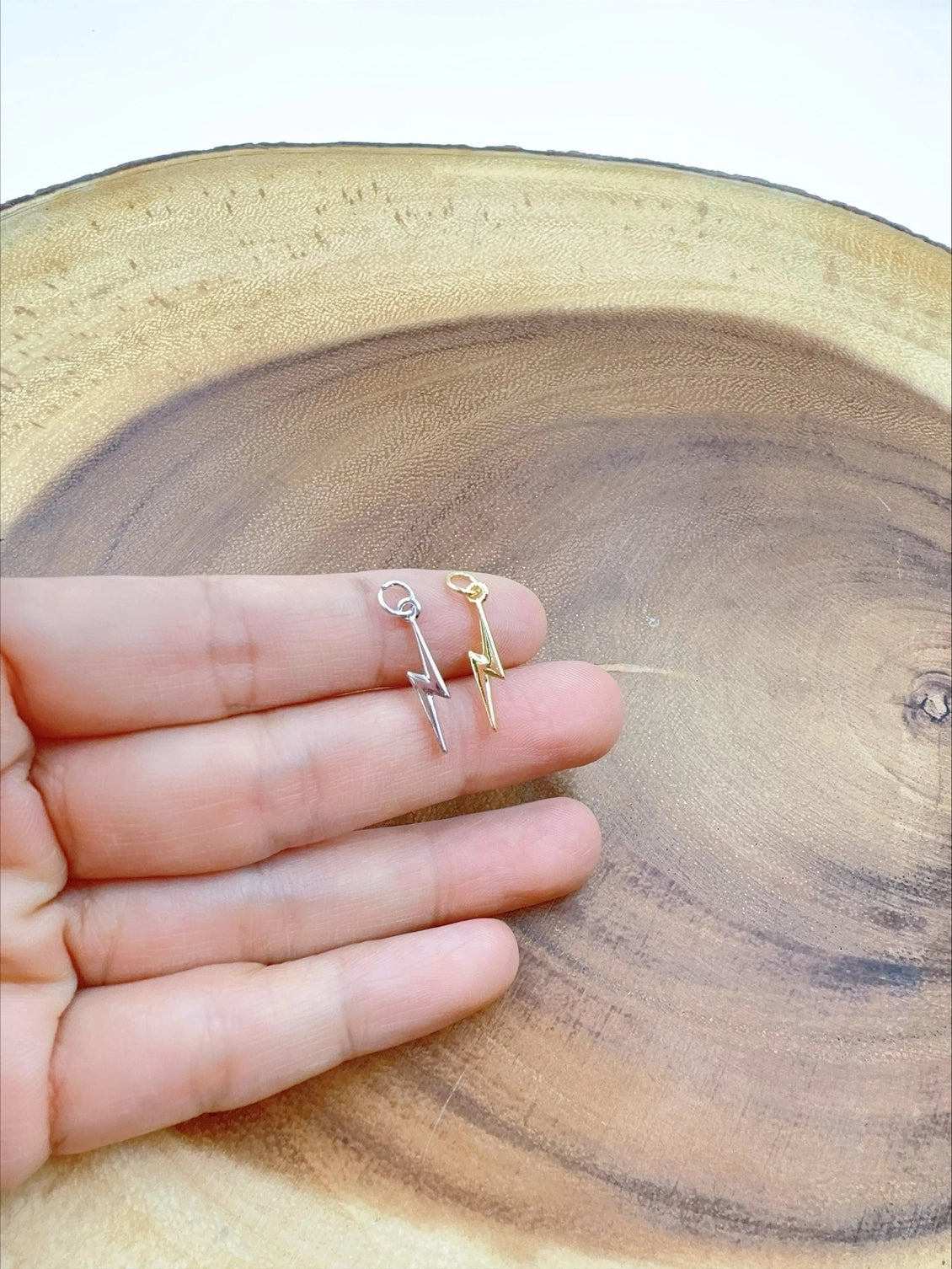 Petite Symbols- 18k Gold Filled Heart, Moon, Star & Lightning Bolt