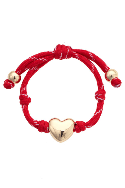 The Scout- Puffy Heart Paracord Bracelet
