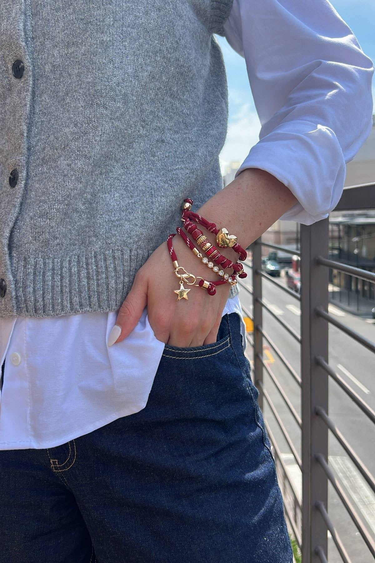 The Scout- Puffy Heart Paracord Bracelet